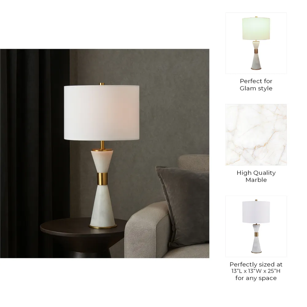 NOELGATE WHITE LAMP 25 (IN)