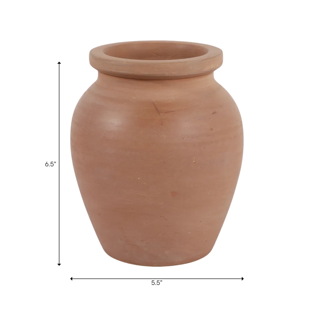 HAWLEYWORTH BROWN VASE 7 (IN)