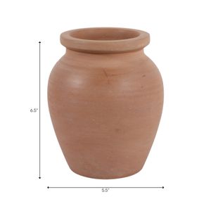 HAWLEYWORTH BROWN VASE 7 (IN) 10