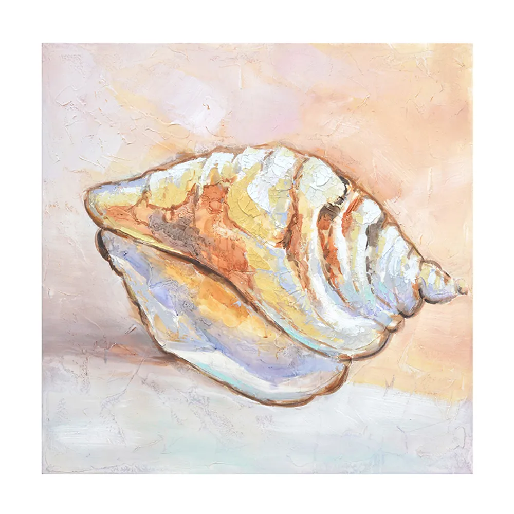 31-1/2" CONCH SHELL CANVAS ART