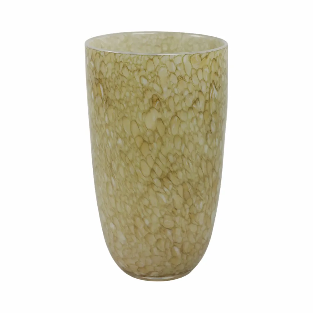 GORTONMOOR GREEN GLASS VASE 12 (IN)
