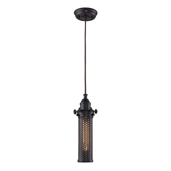 Fulton 4'' Wide 1-Light Mini Pendant - Oil Rubbed Bronze