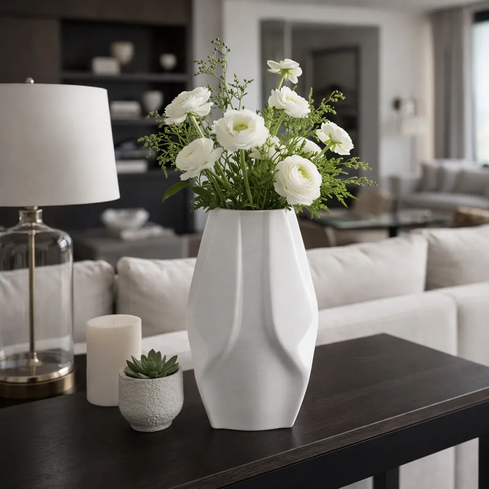 GARTONLEY IVORY VASE 15 (IN)