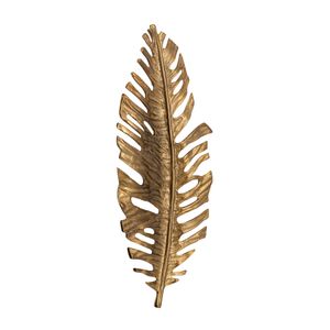 Sago Leaf Dimensional Wall Decor - Antique Gold 7