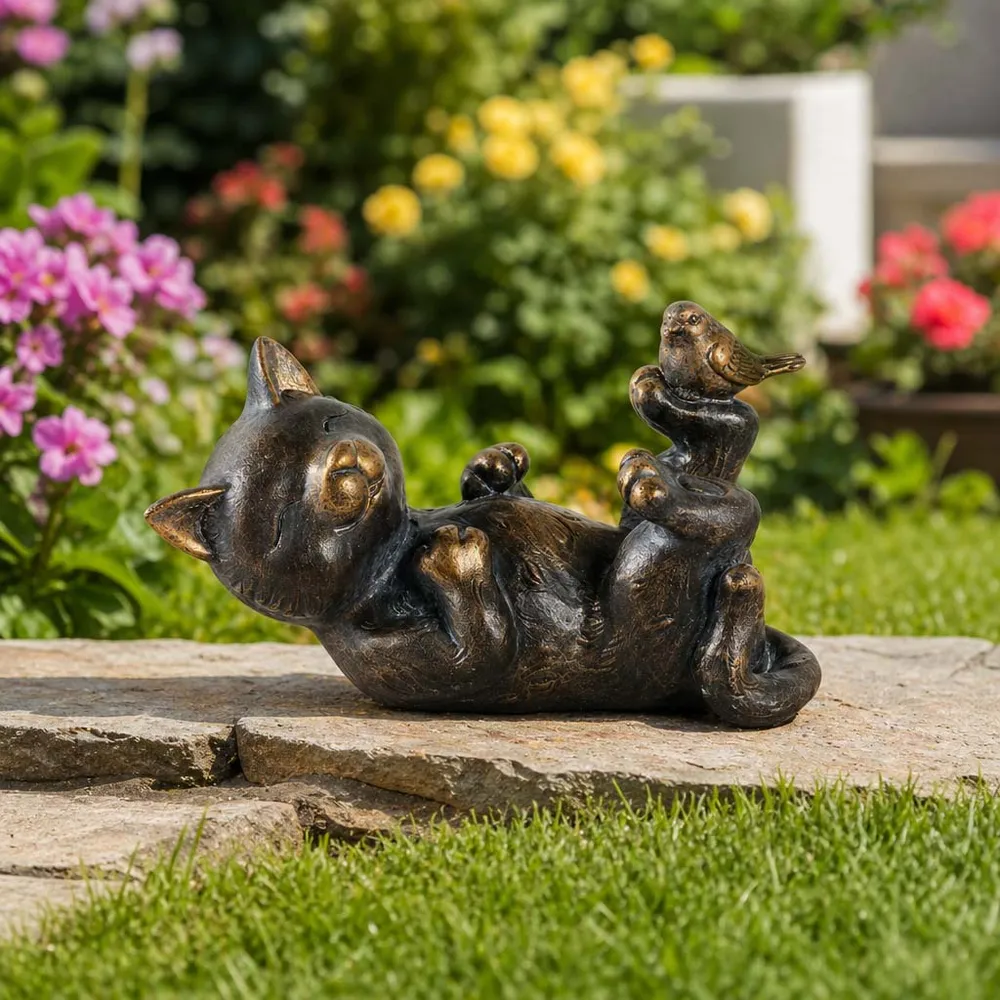 TROYVALE SILVER GARDEN STATUARY 9 (IN)