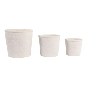 ROLANDGATE SET OF 3 BROWN PLANTER 9 (IN) 4