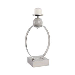 GRAYDONDALE SILVER CANDLE HOLDER 21 (IN) 4