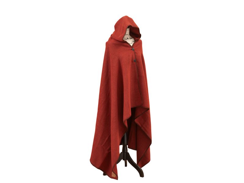 Solid Spice Hooded Throw thumbnail