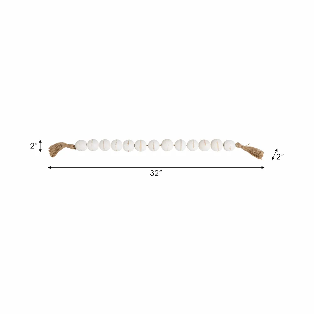 FORDHAMLEY WHITE BEAD 2 (IN)