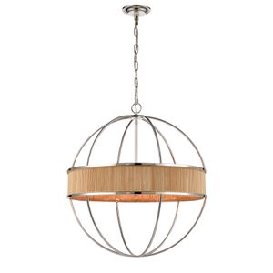 Ural 24'' Wide 6-Light Chandelier - Polished Silver 1