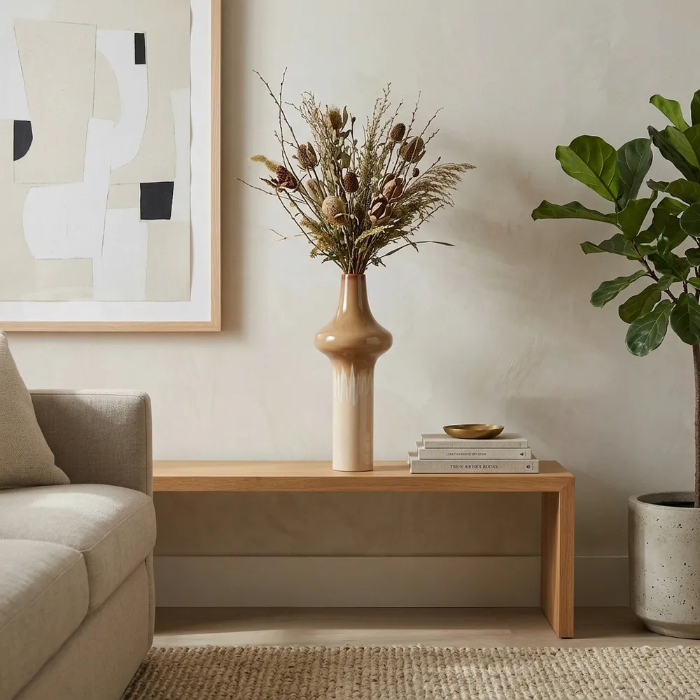 TUCKERVALE BROWN VASE 24 (IN)
