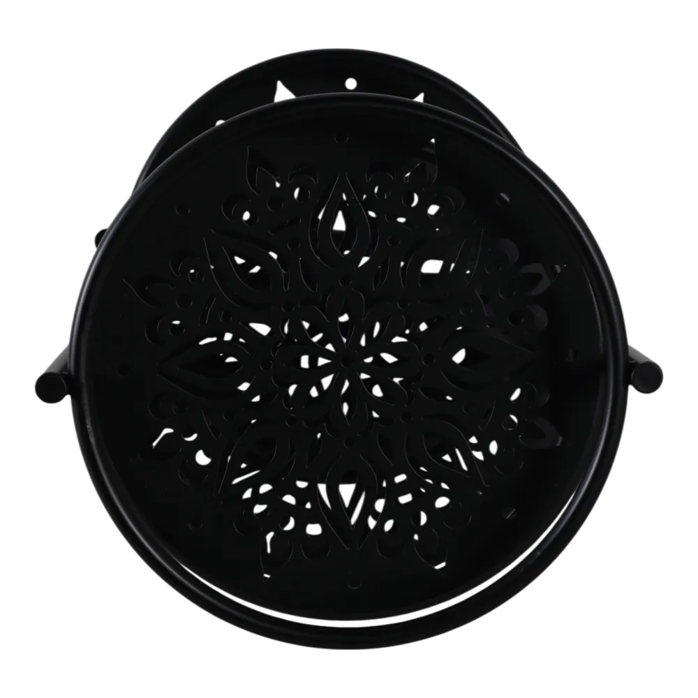 HALTONCROSS BLACK PLANT STAND 22 (IN)