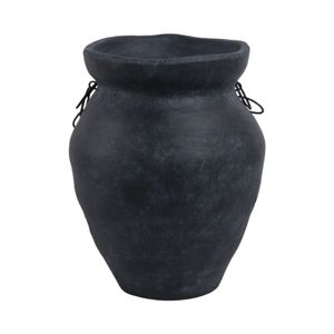 TILTONBEACH BLACK VASE 12 (IN) 5