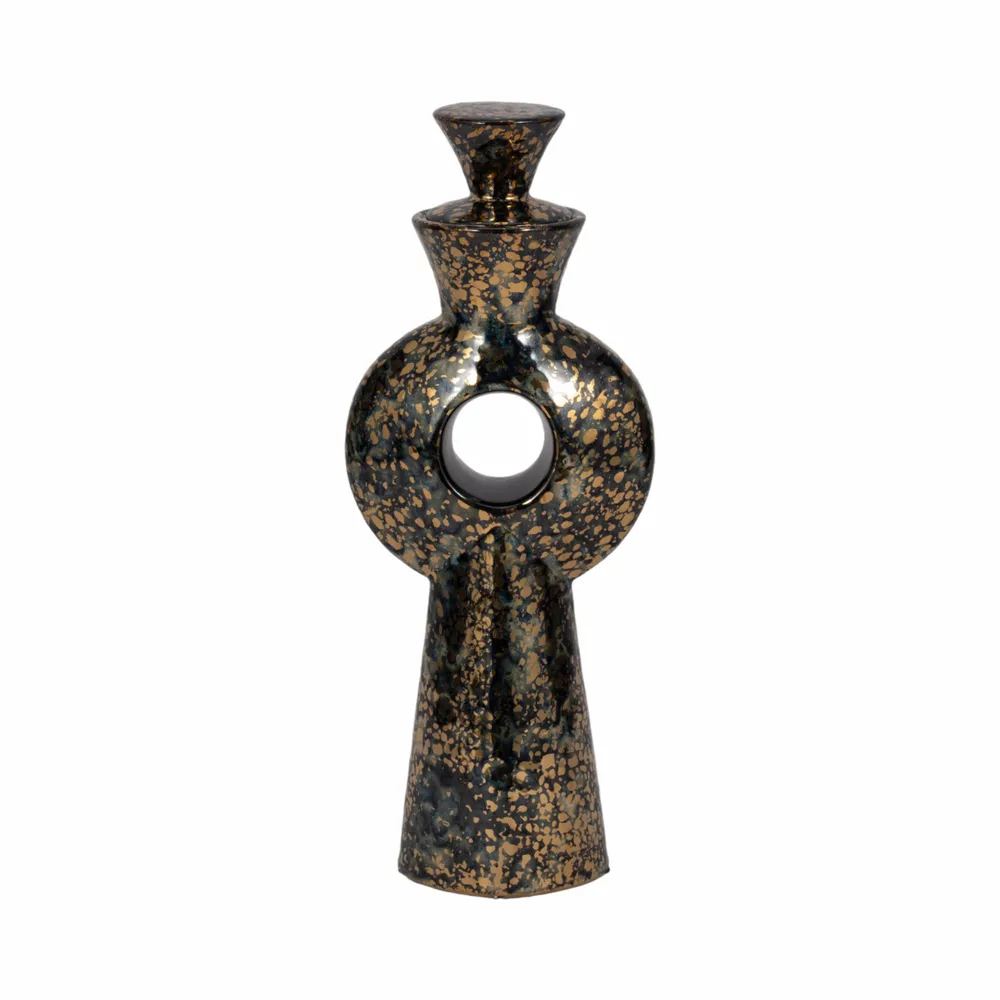 BARTONFIELD BROWN VASE 16 (IN)