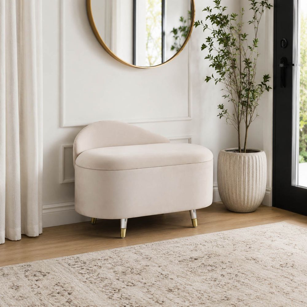 CAMDENMORE WHITE BENCH 23 (IN)