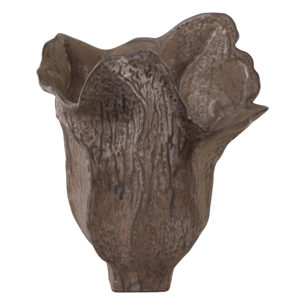 EWINGLAND BROWN VASE 13 (IN)