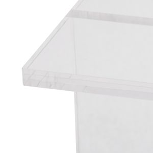 GARNERBEACH CLEAR TABLE 19 (IN) 5
