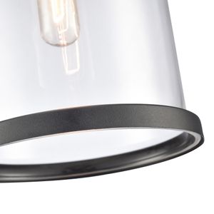 Hopkins 7.25'' Wide 1-Light Outdoor Pendant- Charcoal Black 3