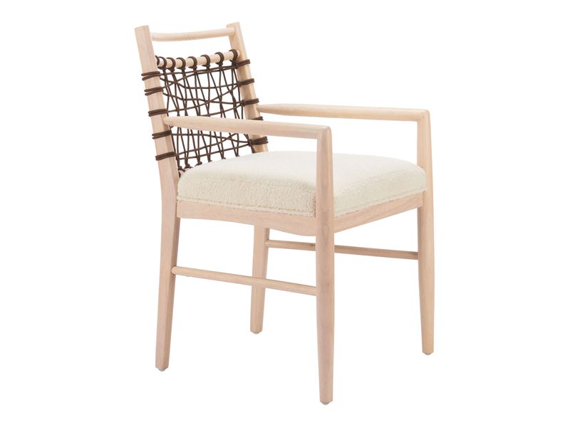 Wezly Dining Chair Ivory 7
