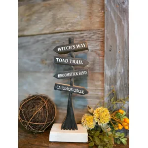 Broom Stick Sign 4x10.75in 2