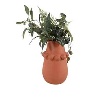 DUNBARWOOD RED VASE 13 (IN) 3