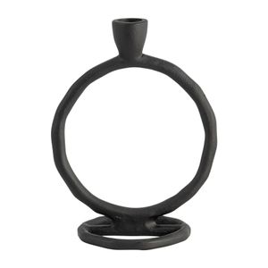 EDMONDMORE BLACK CANDLE HOLDER 8 (IN) 1