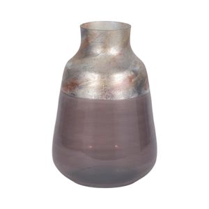 ORIONPARK GRAY GLASS VASE 12 (IN) 4