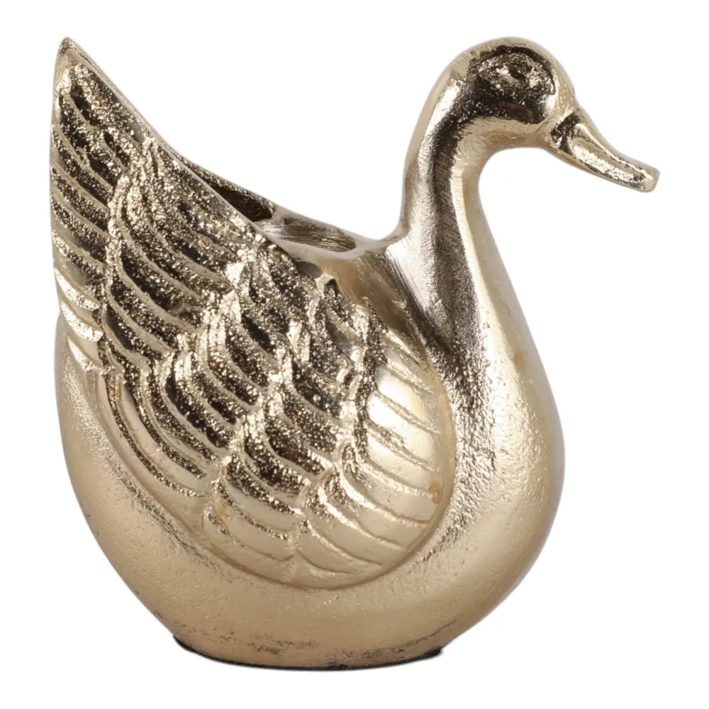 ALMAWORTH GOLD CANDLE HOLDER 4 (IN)