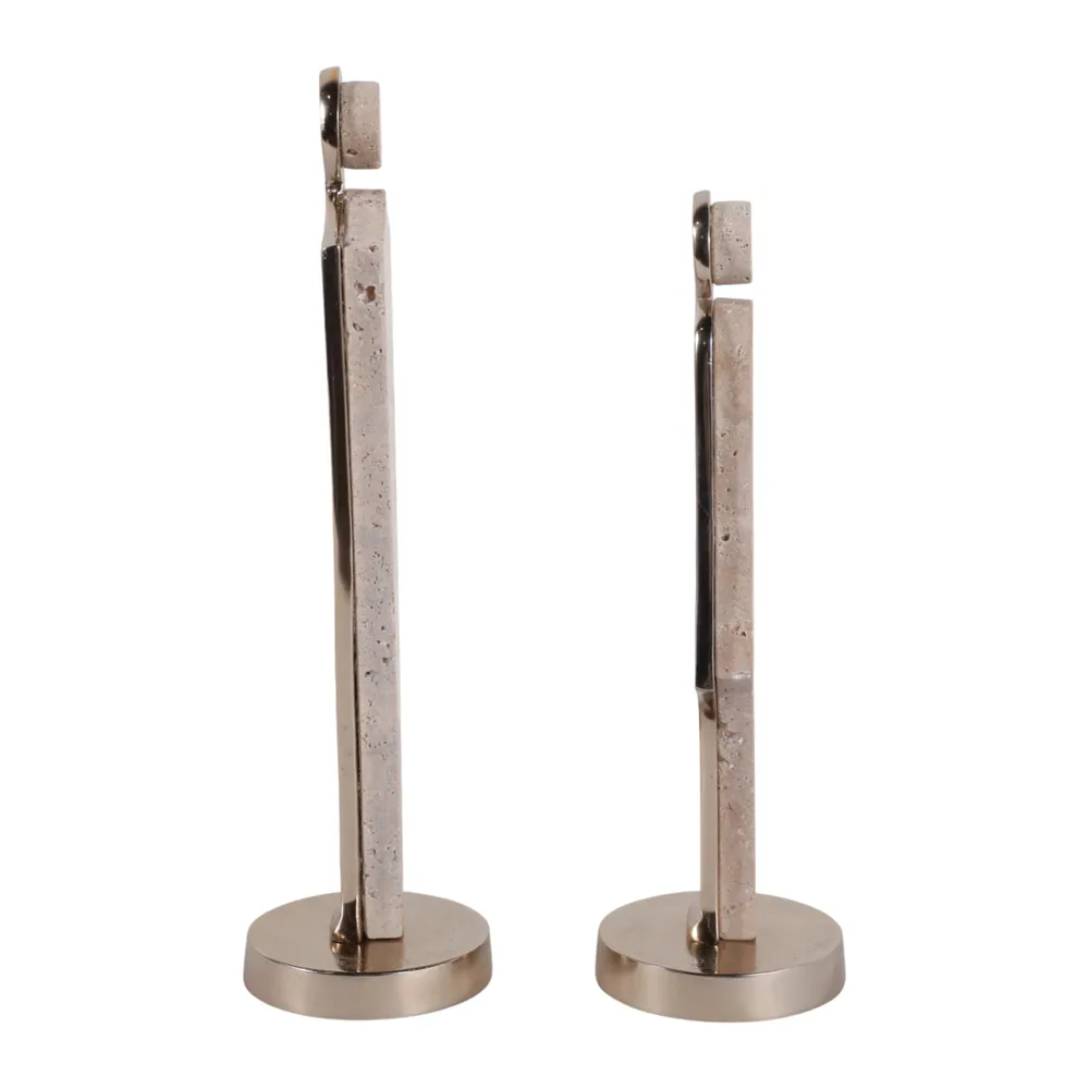 GORDONGROVE SET OF 2 GOLD DECOR 15 (IN)