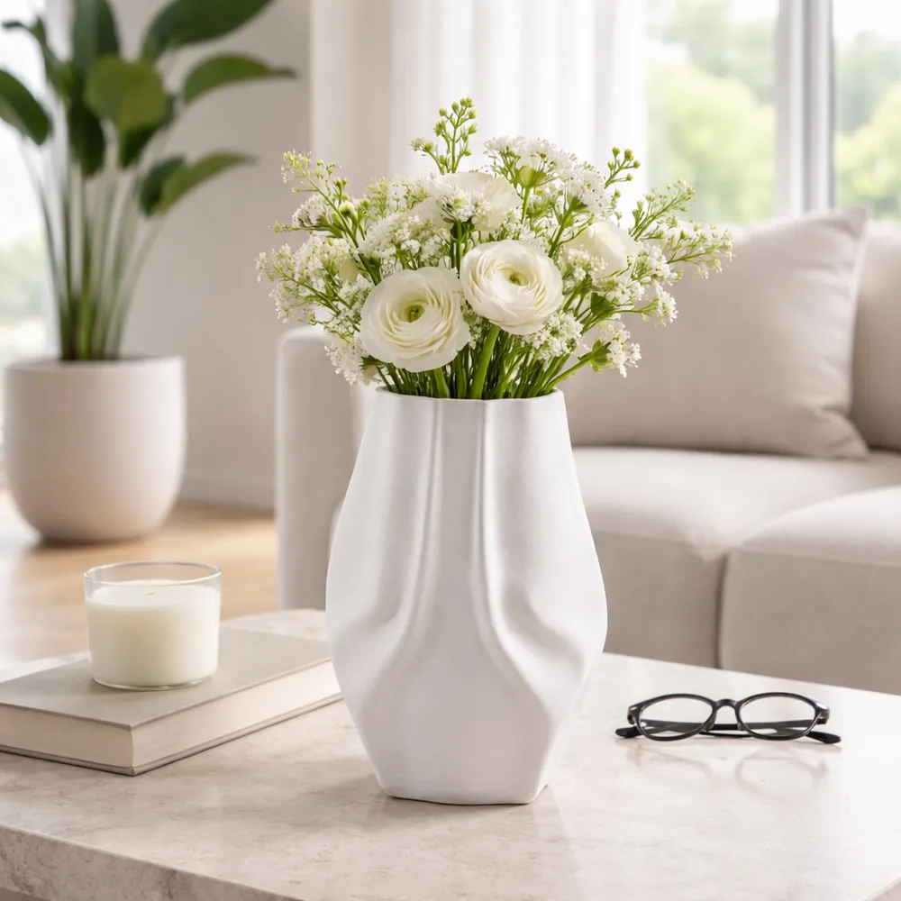 GARTONLEY IVORY VASE 11 (IN)
