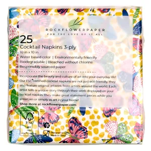 Bloom & Flutter Paper Cocktail Napkin (Pack of 25) 7