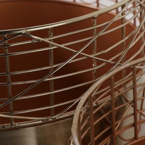 LEONAWELL SET OF 2 GOLD PLANTER 13 (IN) 7