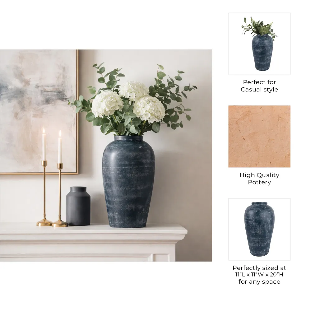 GORDONVALE BLUE VASE 20 (IN)