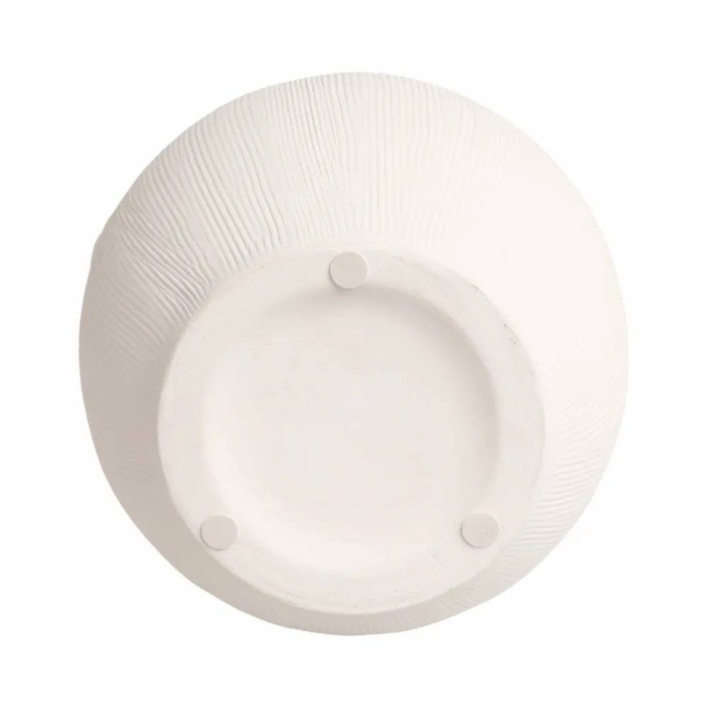 GARTONSHAW WHITE VASE 10 (IN)