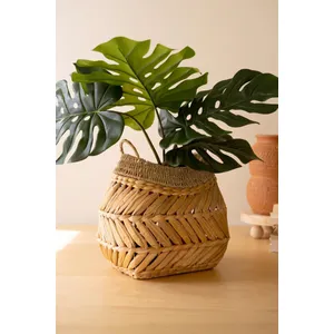 Seagrass Basket with Two Handles 1