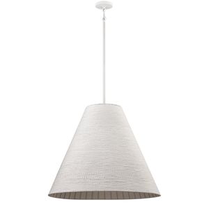 Sophie 30'' Wide 4-Light Pendant - White Coral 2