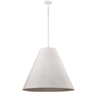 Sophie 30″ Wide 4-Light Pendant - White Coral