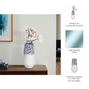 LAYLACREST BLUE VASE 16 (IN) 10