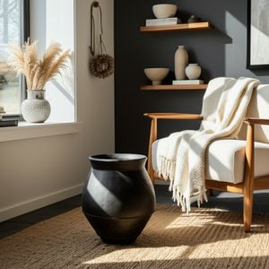 LARKVIEW BLACK VASE 20 (IN) 10