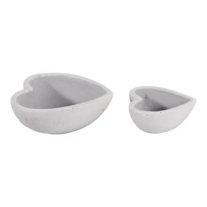 DEVONCLIFF SET OF 2 WHITE PLANTER 4 (IN) 6