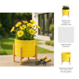 GRANLEYLEY YELLOW PLANTER 9 (IN) 11