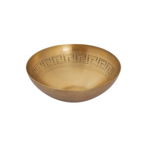 Greek Key Bowl - Set of 3 Brass 4