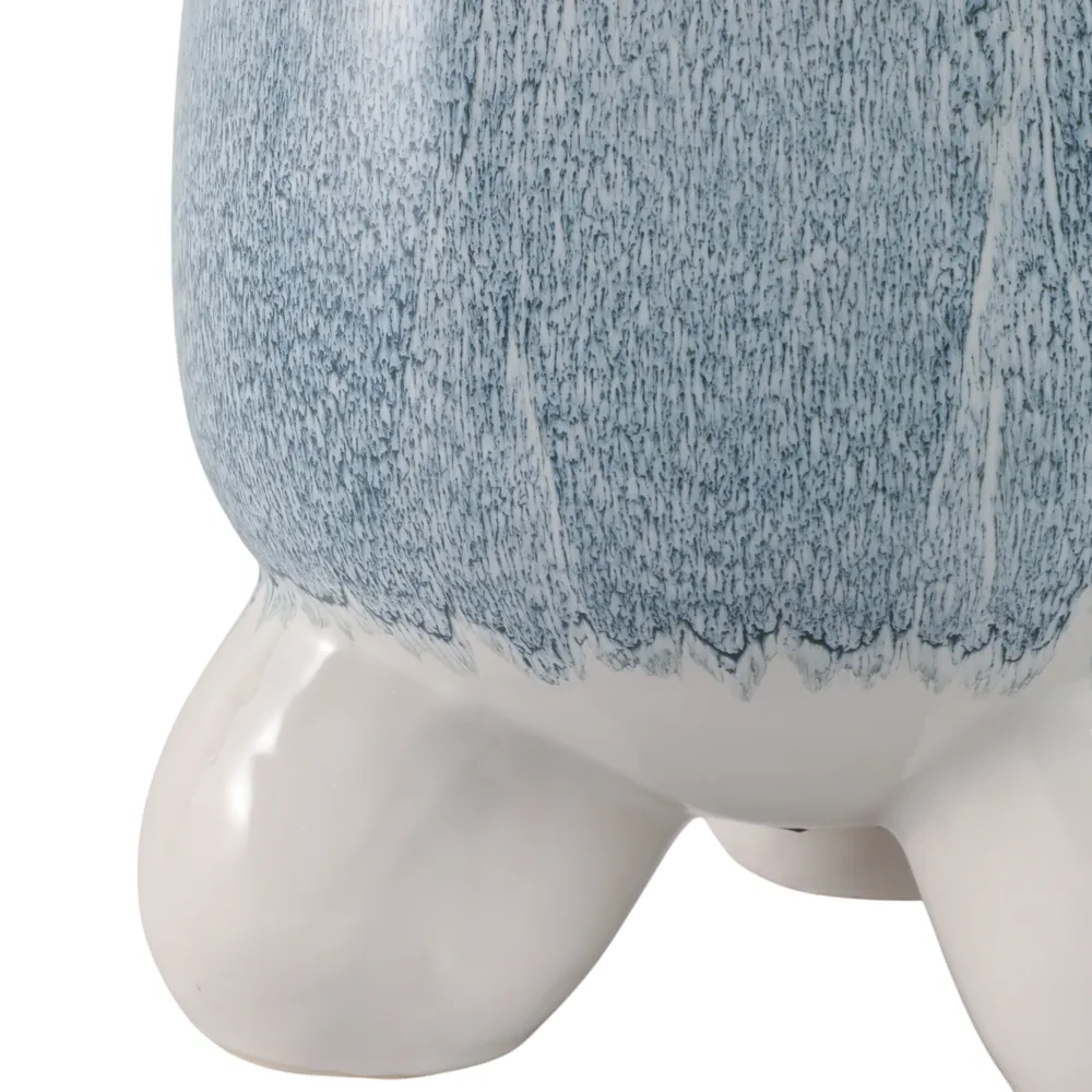 GALESHAW SET OF 2 BLUE PLANTER 11 (IN)