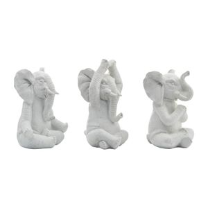 YATESWORTH SET OF 3 WHITE DECOR 8 (IN) 1
