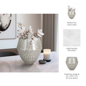 HANSONMILL GRAY VASE 17 (IN) 10