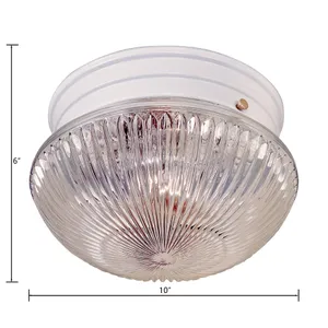 Elowen 10'' Wide 2-Light Flush Mount - White 2