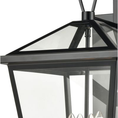 Main Street 21″ High 4-Light Outdoor Sconce - Black