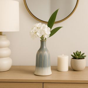 CARVERPORT BLUE VASE 9 (IN) 2