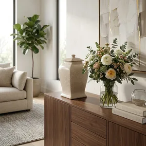 VALEBURN BEIGE JAR 16 (IN) 11