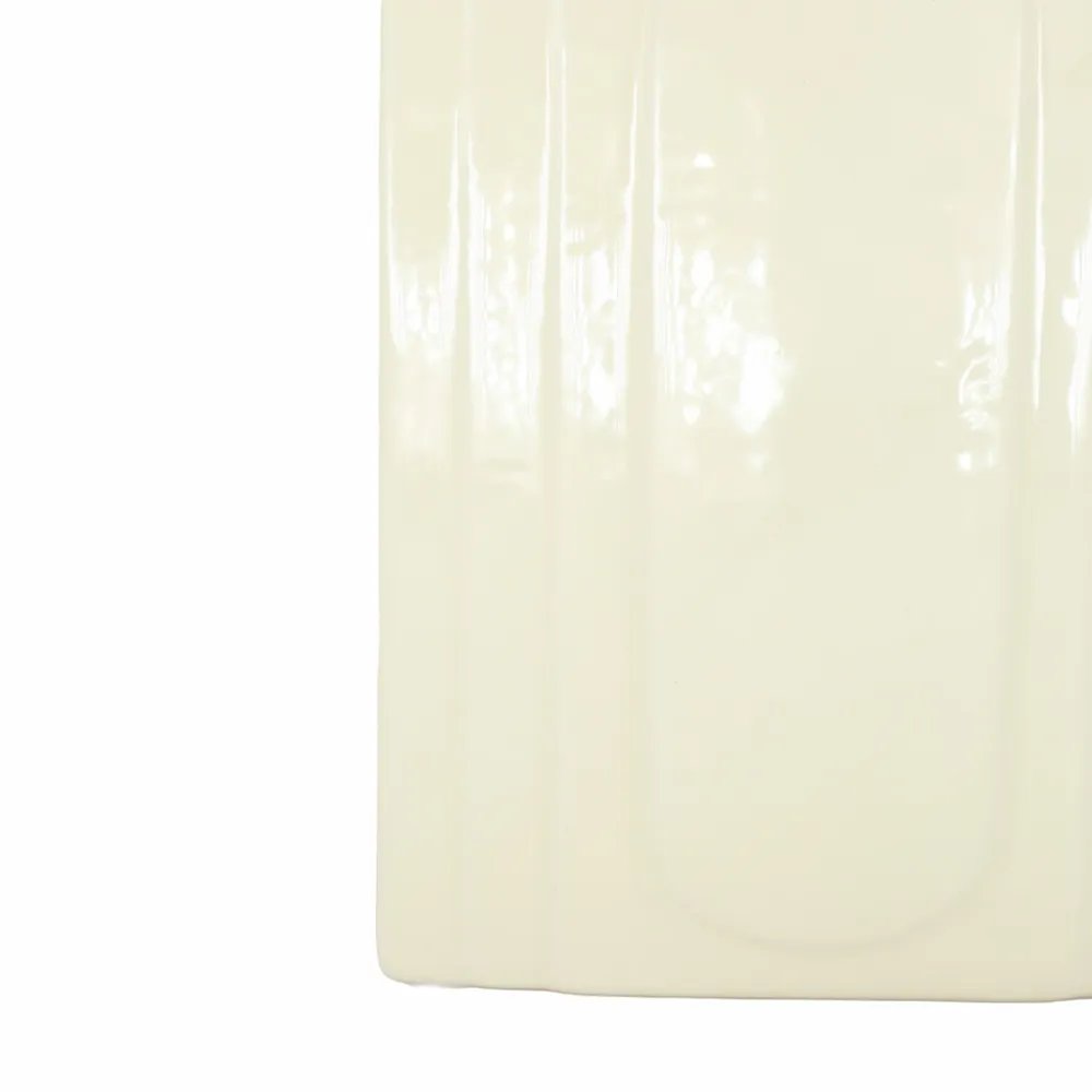 GRAYDONTON WHITE VASE 7 (IN)